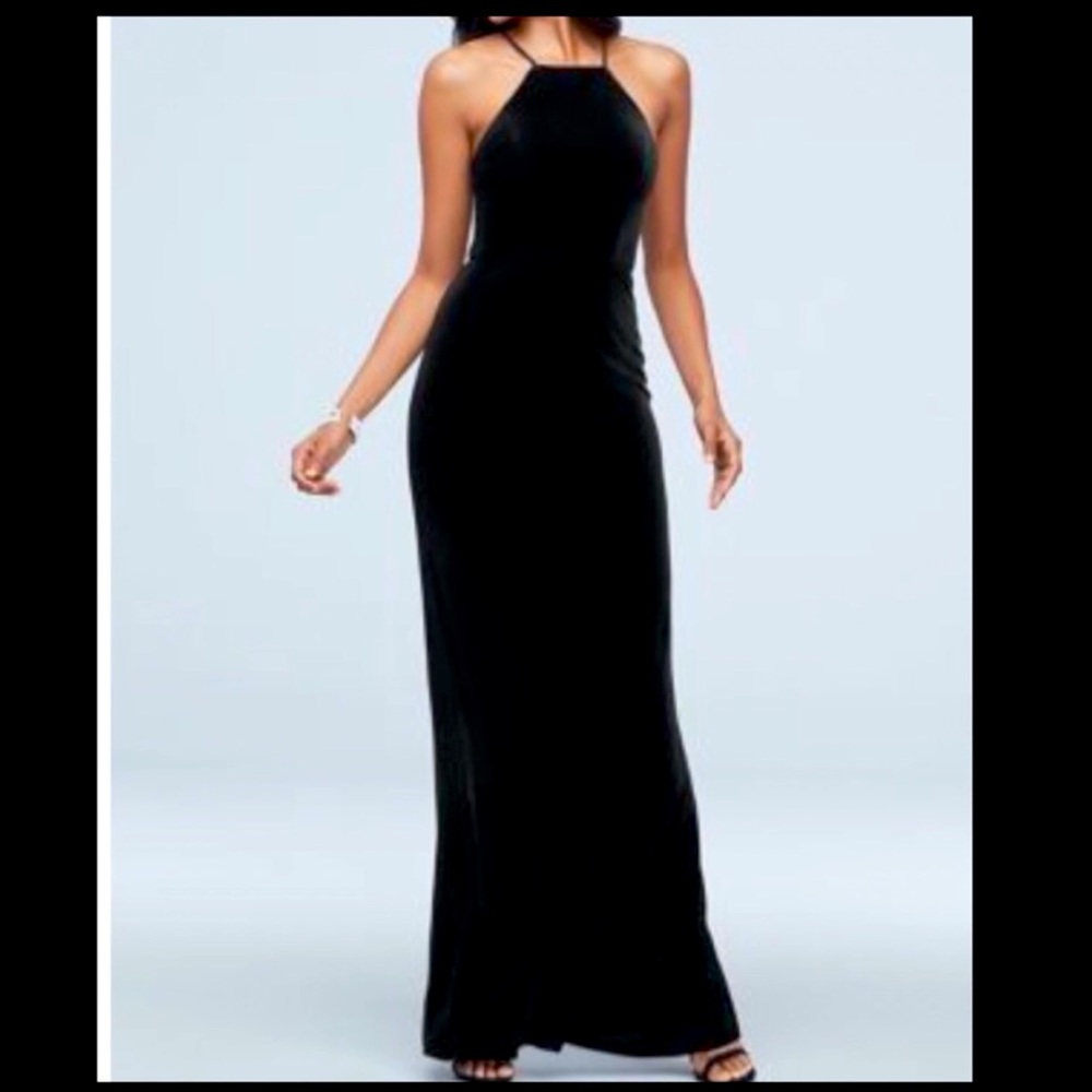 Black Velvet floor length dress